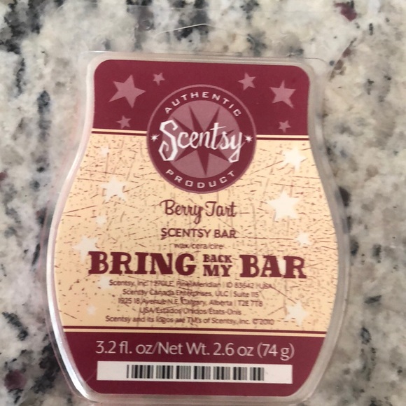 Brand New Scentsy BERRY Tart Bring Back My Wax Bar - Picture 2 of 4
